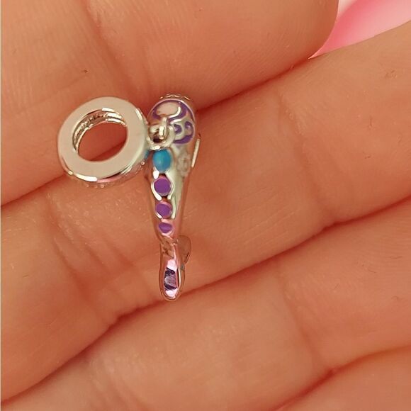 925 Silver Dolphin Nautical Charm - Picture 8 of 12